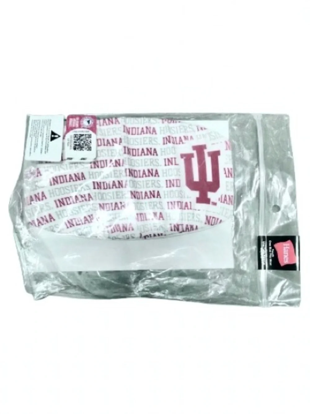 🔥$5🔥 NEW IU UNIVERSITY OF INDIANA Hoosiers Mask White Red Unisex Youth One Size